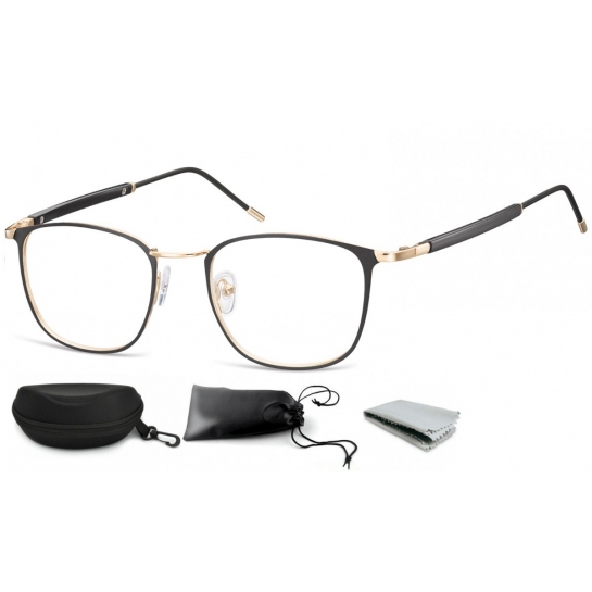 Okulary oprawki optyczne korekcyjne Montana 934B czarno-złote